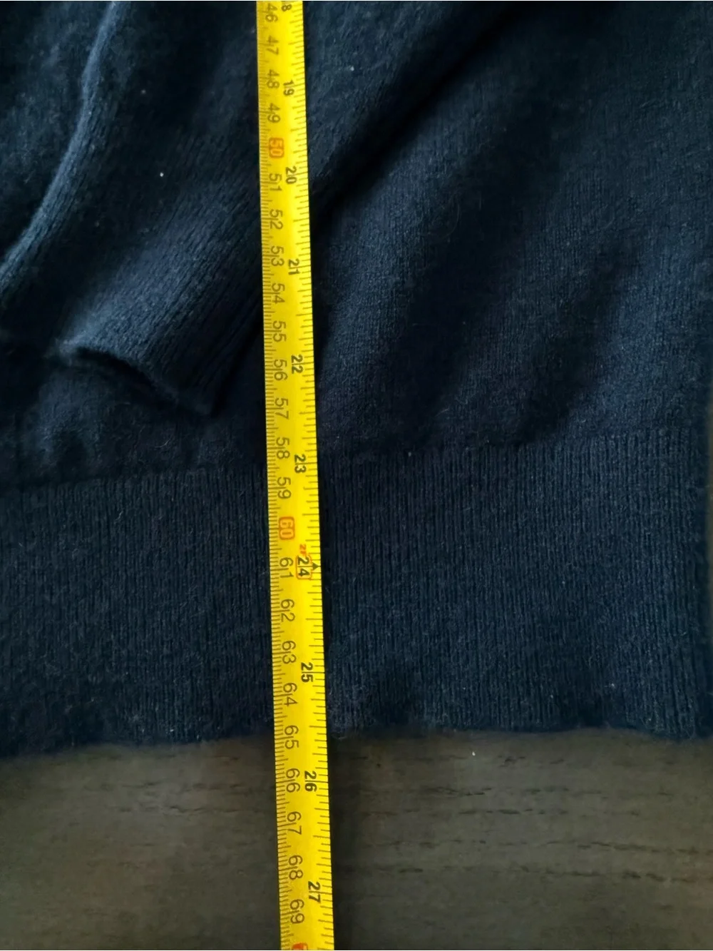 J.Crew Men’s 100% Cashmere Polo Sweater Size M Navy Blue Long Sleeve